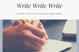 Write write write