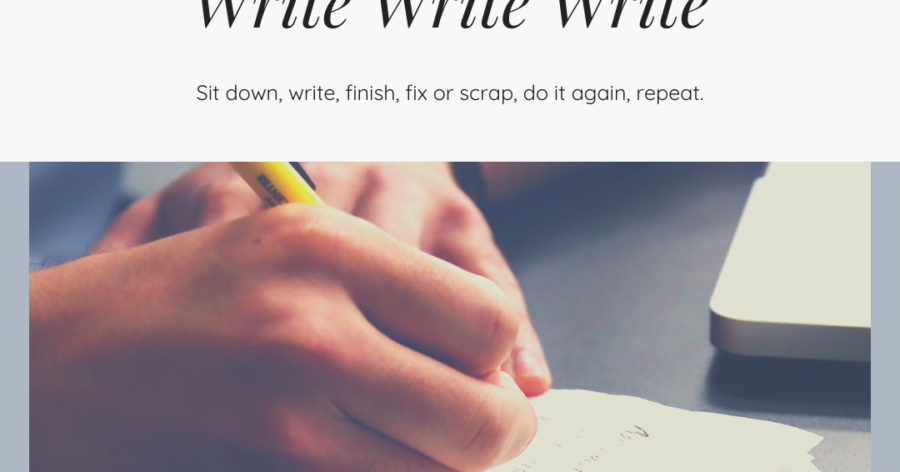 Write write write